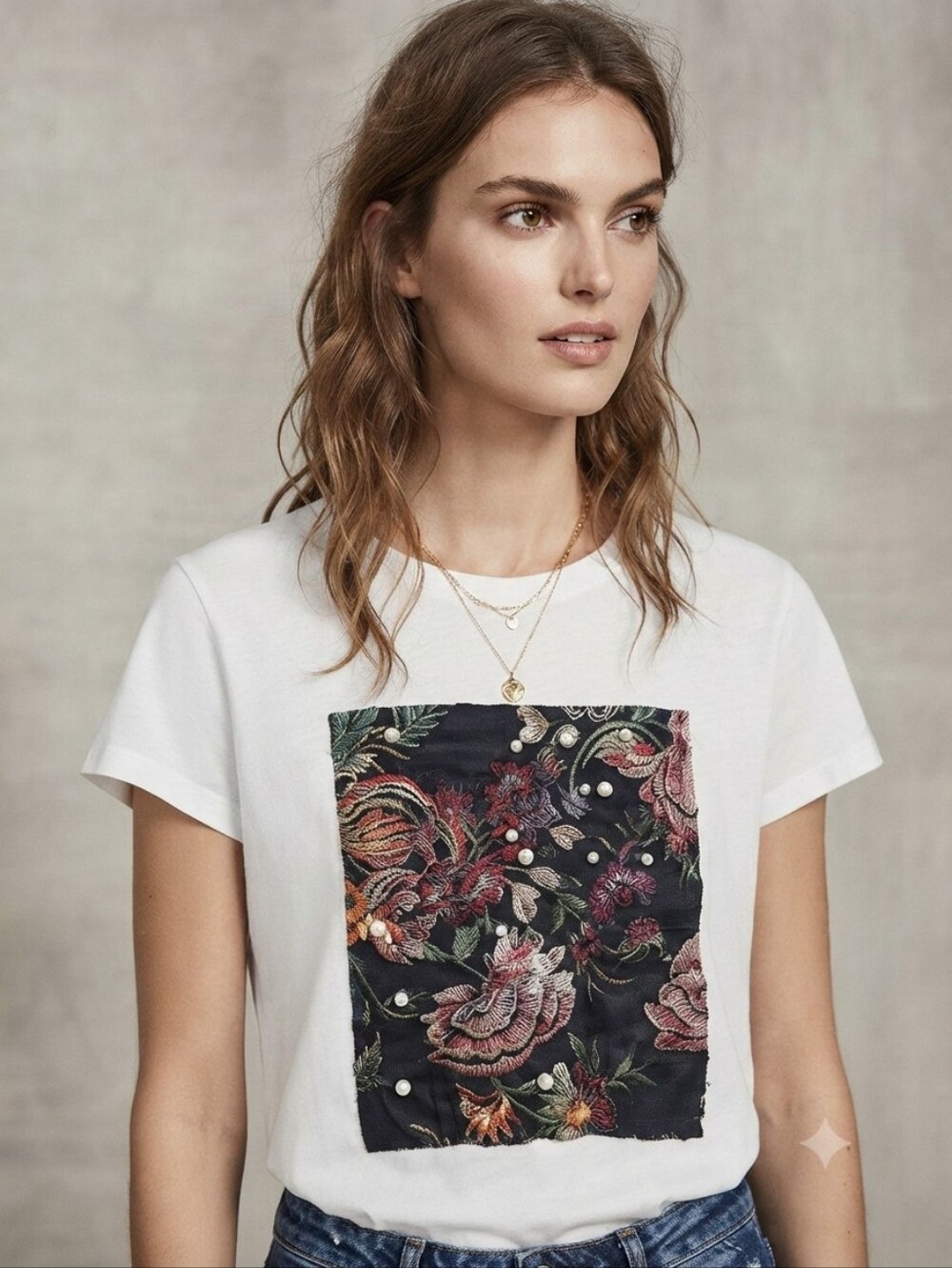 Zara Woman Basic Crewneck T-Shirt